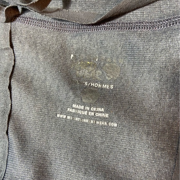 Men’s S/M Mountain Hardware Transition Wind Stopper Windbreaker Jacket Grey Hood - Picture 4 of 4